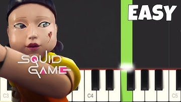 Squid Game Season 2   Mingle Game Song   EASY Piano Tutorial