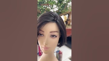 Tóc giả đội nguyên đầu kiểu Bob Layer làm bằng tóc thật siêu da 3S20 #tocgia #tocgianguyendau