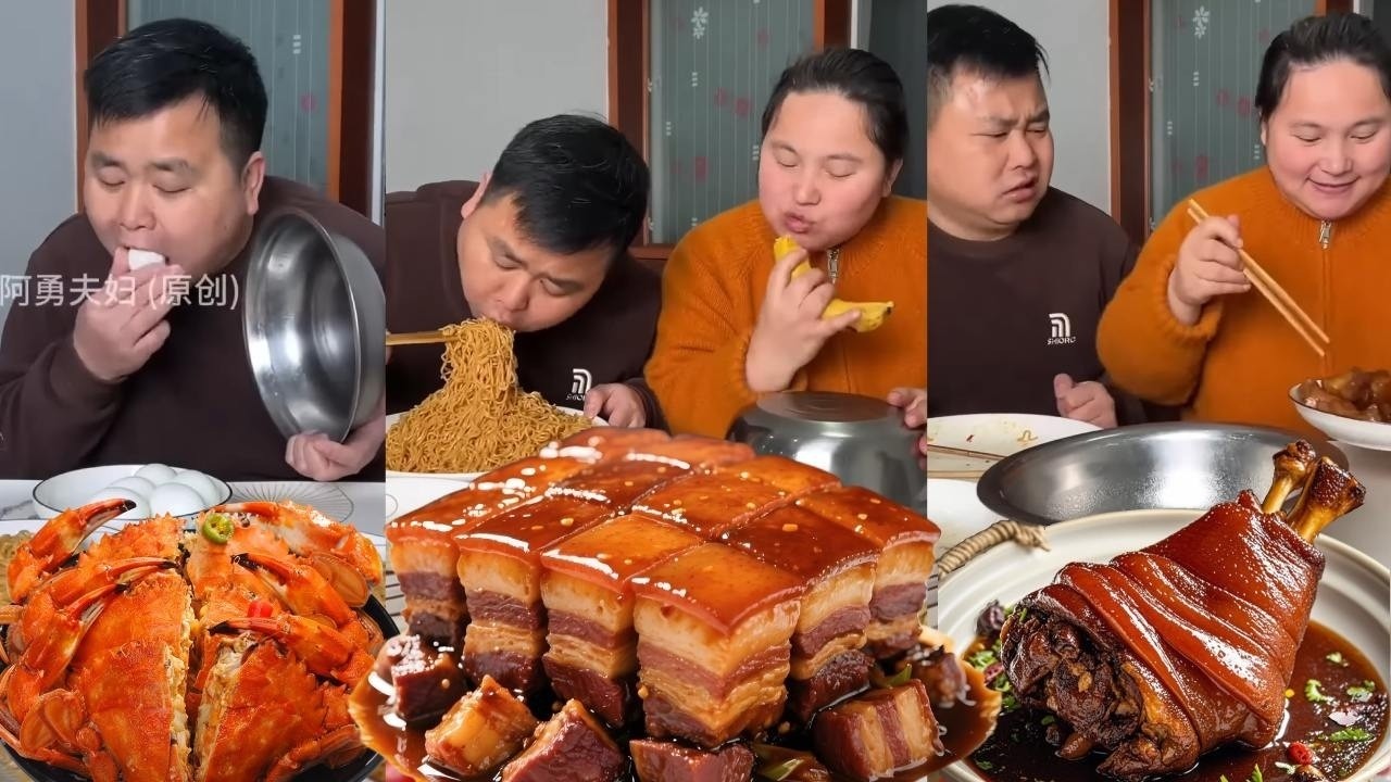 蠢老公以为偷光鸡蛋赢了？殊不知红烧肉我早藏好了，看他吃白饭的傻样！【阿勇夫妇】