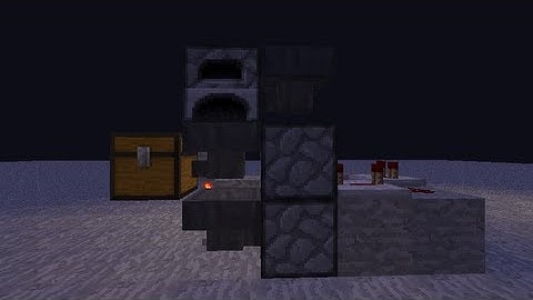 Minecraft : Redstone Powered Charcoal Generator