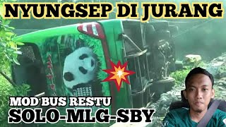 BUSSID MOD BUS MALAM HINO RESTU || TRAYEK JAUH SOLO-SURABAYA PART 1 screenshot 4