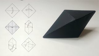 Бумажный тетрагональный кристалл ● Оригами