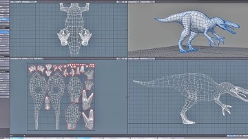 Lightwave 11.5- UV Mapping a Creature