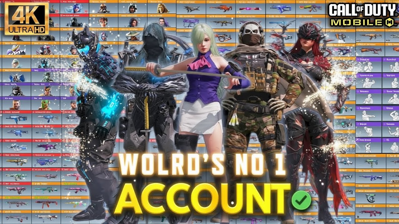 5 Year 100,000$ INVENTORY TOUR | The Most Expensive Account In The World | COD Mobile | CODM