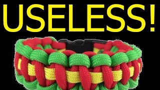 90% Of Paracord Bracelets Are Useless Because of How They're Woven and Worn