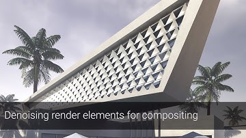 V-Ray Next for Rhino – Denoising render elements for compositing