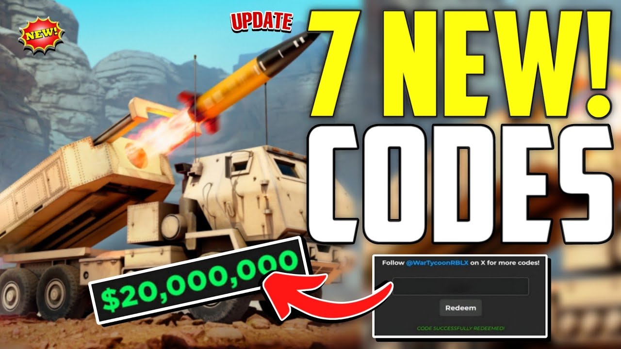 *UPDATE CODE'S*WAR TYCOON ROBLOX CODES JANUARY 2026 -WAR TYCOON CODES 2026 -WAR TYCOON CODE
