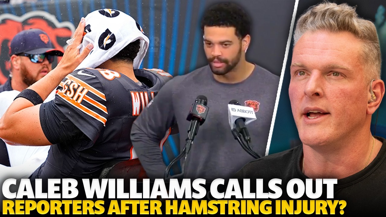 Caleb Williams Gives Bizarre Answer About His Hamstring Injury & How It Was Reported