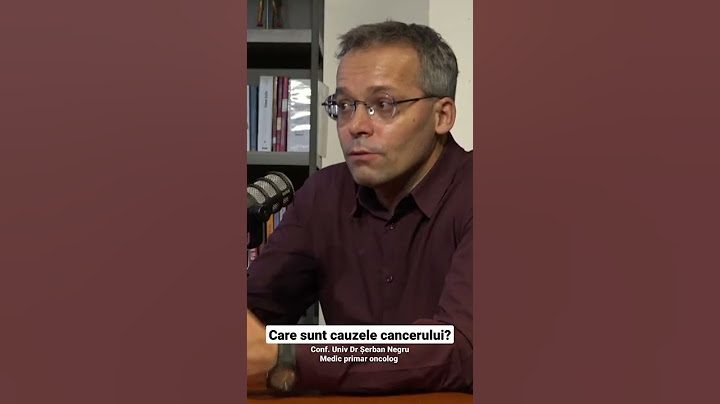 Care sunt cauzele cancerului? Conf. Univ. Dr Șerban Negru - medic primar oncolog. #podcast #shorts