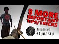 8 More Important Tips and Tricks For Medieval Dynasty