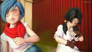 Girls farting animation