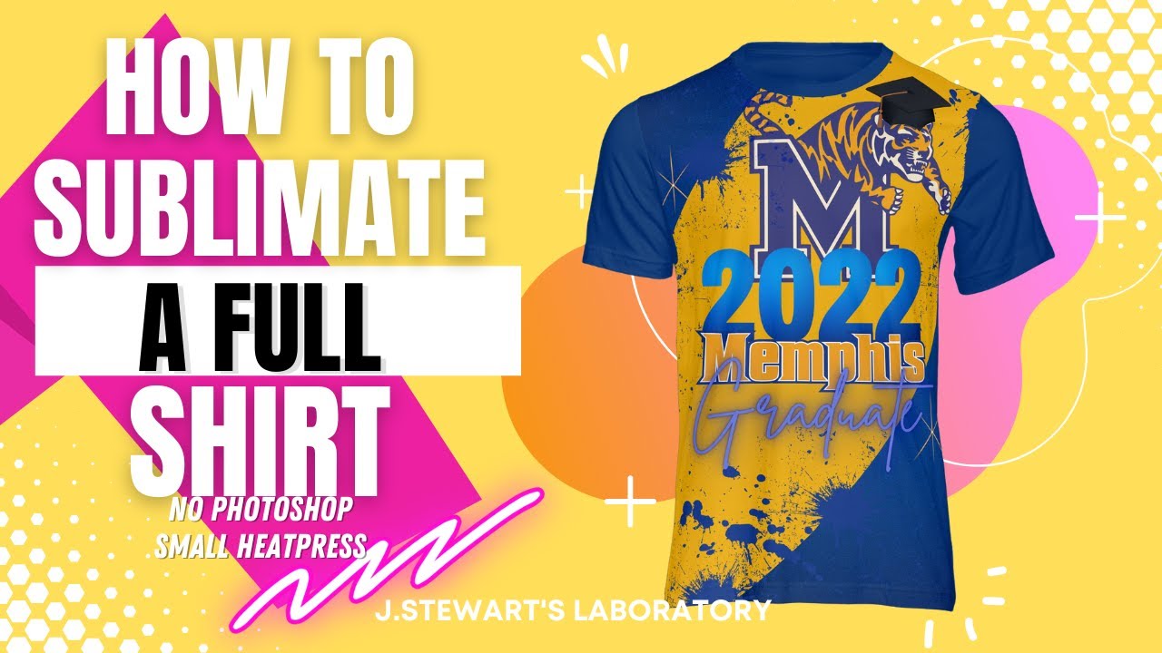 All over Sublimation Shirt| Diy| 3D Shirt| Small Heat Press - YouTube