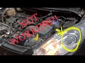 how to replace left main dipped beam bulb on Ford Fiesta 2009