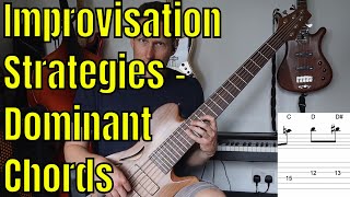 How I Approach Improvising on Dominant 7th Chords - Bass Practice Diary - 22nd June 2021