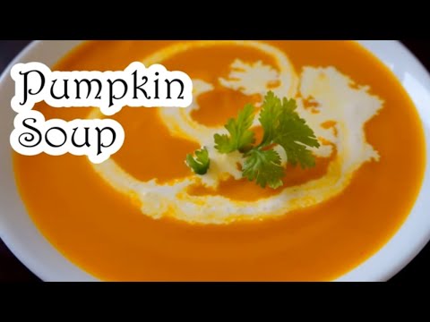 Healthy & quick pumpkin soup recipe | how to make creamy pumpkin soup