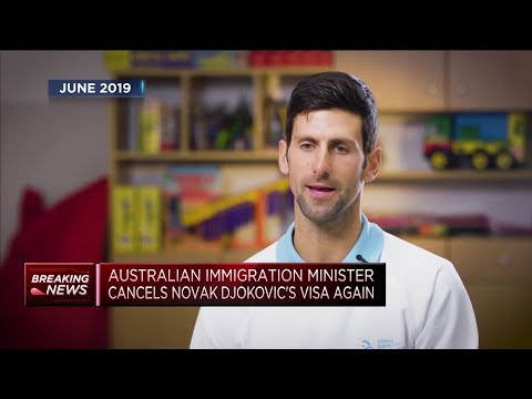 Australia cancels Novak Djokovic’s visa for the second time