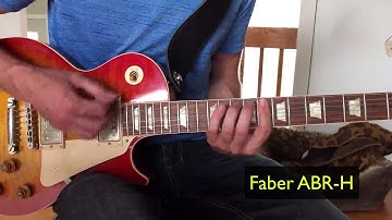 ABR 1 Bridge Test, Gibson Les Paul R8