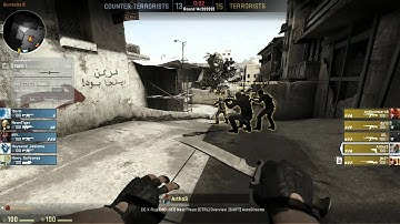 ESEA Pug CS:GO Dust 2 Double Kill Through Doors