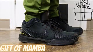 Nike Kobe 4 Protro Gift of Mamba On Feet Review