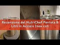 Recensione del NutriChef Pentola 8 Litri in Acciaio Inox con Coperchio, Pentola Induzione per Zuppe