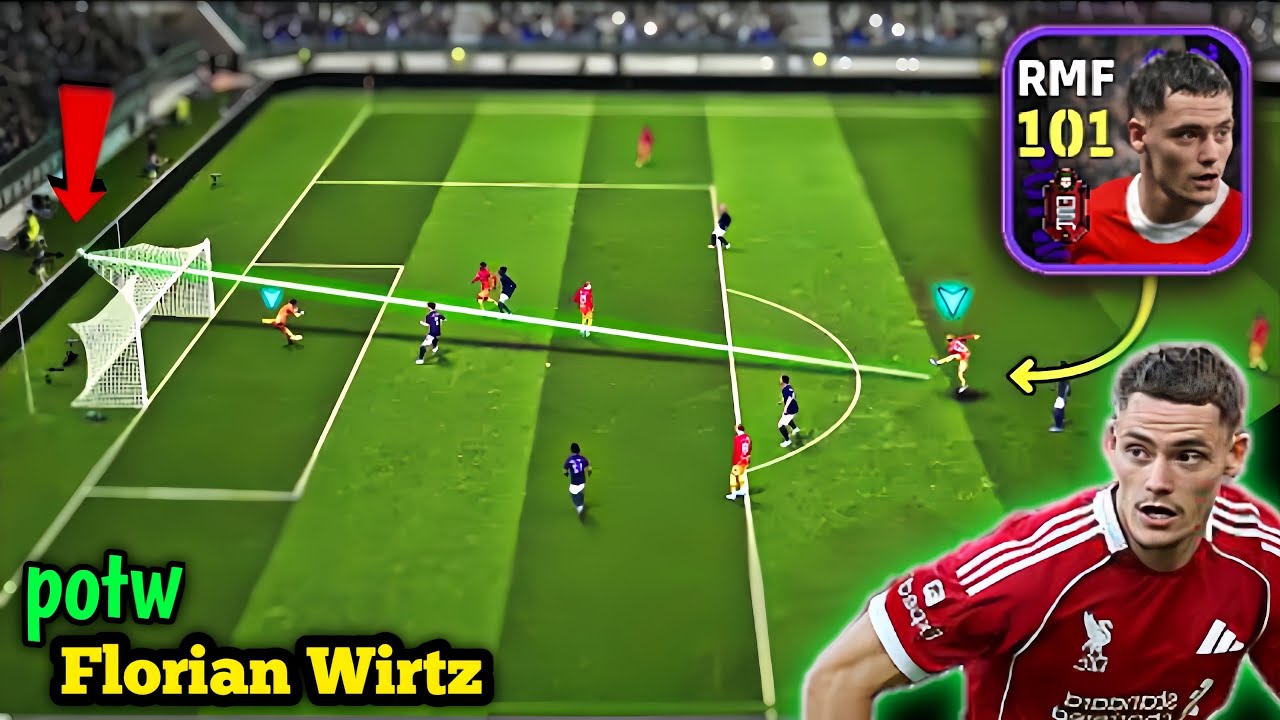 "101 POTW Florian Wirtz: Creative Playmaker Review - eFootball 2026 Gameplay"