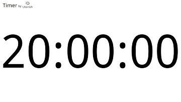 20 Hour Countup Timer