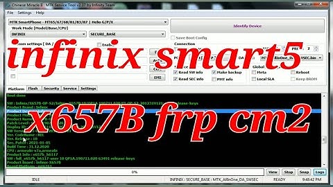 infinix smart 5 x657b frp by cm2