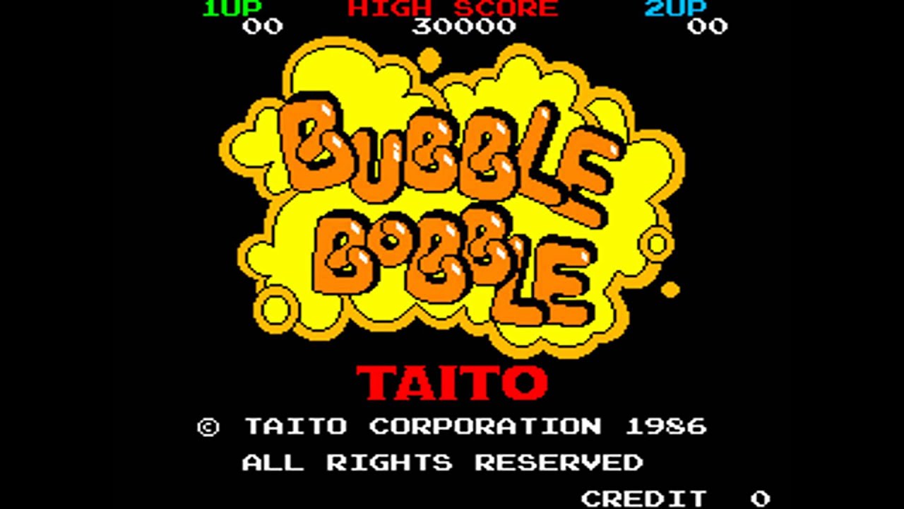 Bubble Bobble (Japan, Ver 0.1) [MAME] [shortplay] YouTube