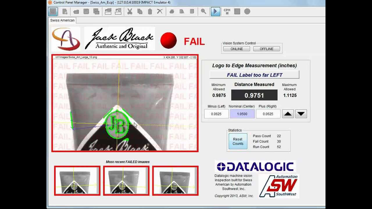 ASW Machine Vision - Product Inspection