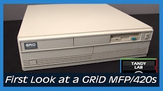The GRiD MFP/420s - The 486 Tandy not sold by Tandy - First Look #septandy