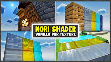 NORI SHADER & VANILLA PBR JADI HAMPIR MIRIP RTX - Minecraft PE!