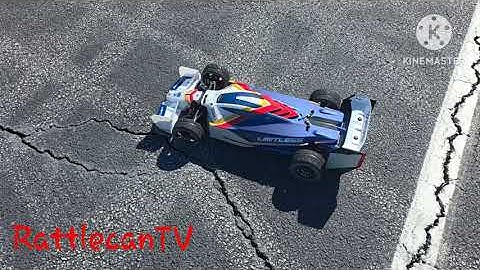 Arrma Limitless 120 lichaam op een Arrma Felony PT2