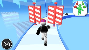 Rope Man Run - Gameplay Walkthrough Part 70 - Puzzle Game Levels 409-412 (iOS, Android)