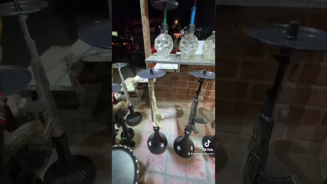 Shisha pipe store in Istanbul in Turkey 