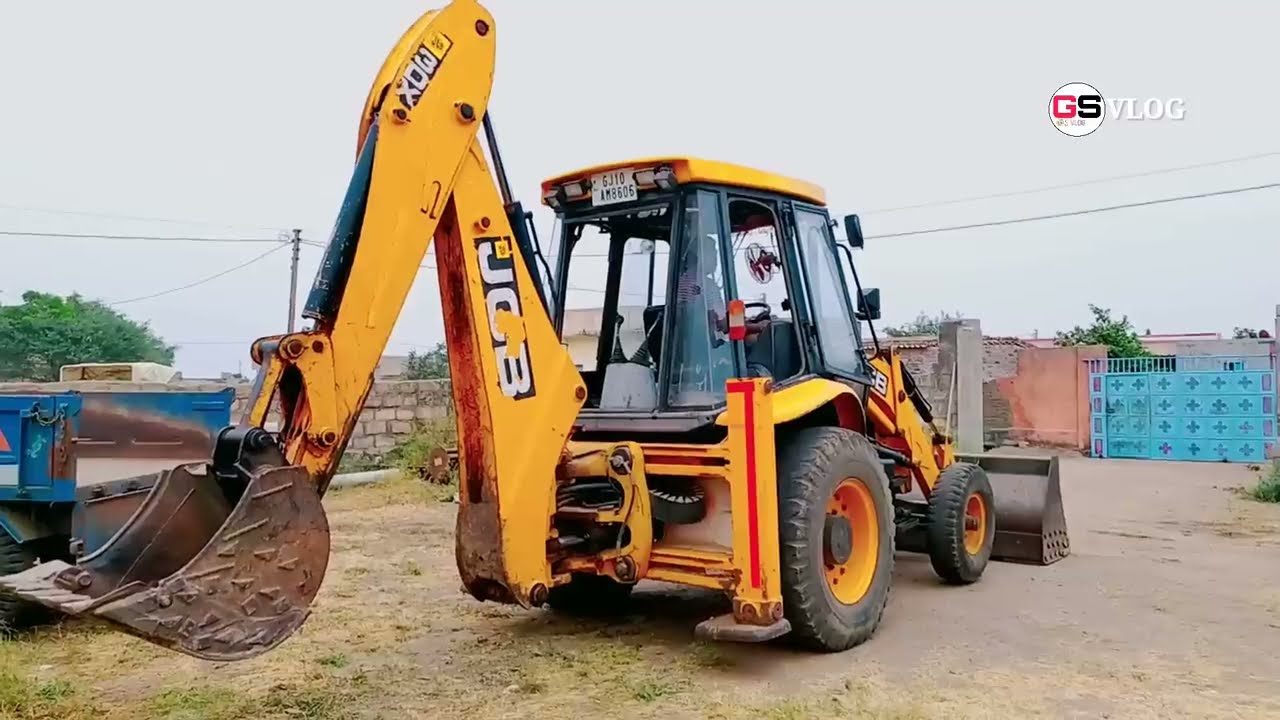 JCB 3DX Backhoe Machine Bucket Turned UpSide Down | JCB Machine | JCB Video |