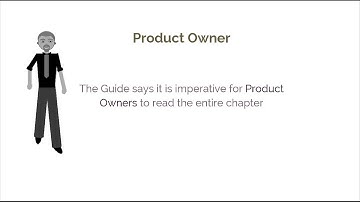 An overview of the Scrum team roles and responsibilities