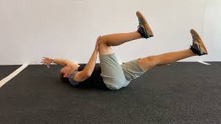 Deadbug with Ipsilateral Hand to Knee press