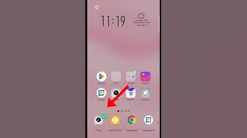 How to add Clock Widget in Oppo?