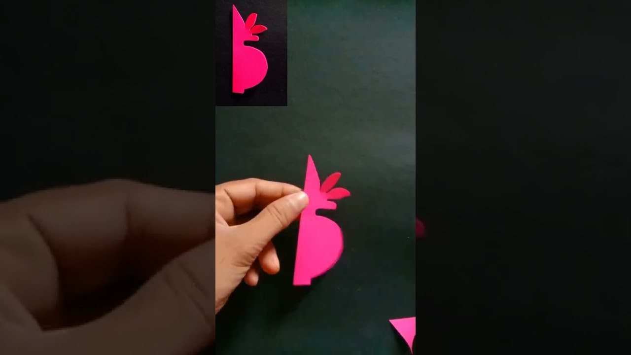 Easy paper cutting # Kalash #design #craftidea #paperart #artoftheday #DIY #Craft