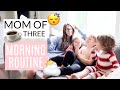 MORNING ROUTINE OF A STAY AT HOME MOM OF 3 // SUMMER MORNING ROUTINE