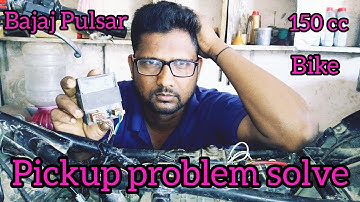 #bike Bajaj Pulsar 150 cc pickup problem CDI wiring solve #video