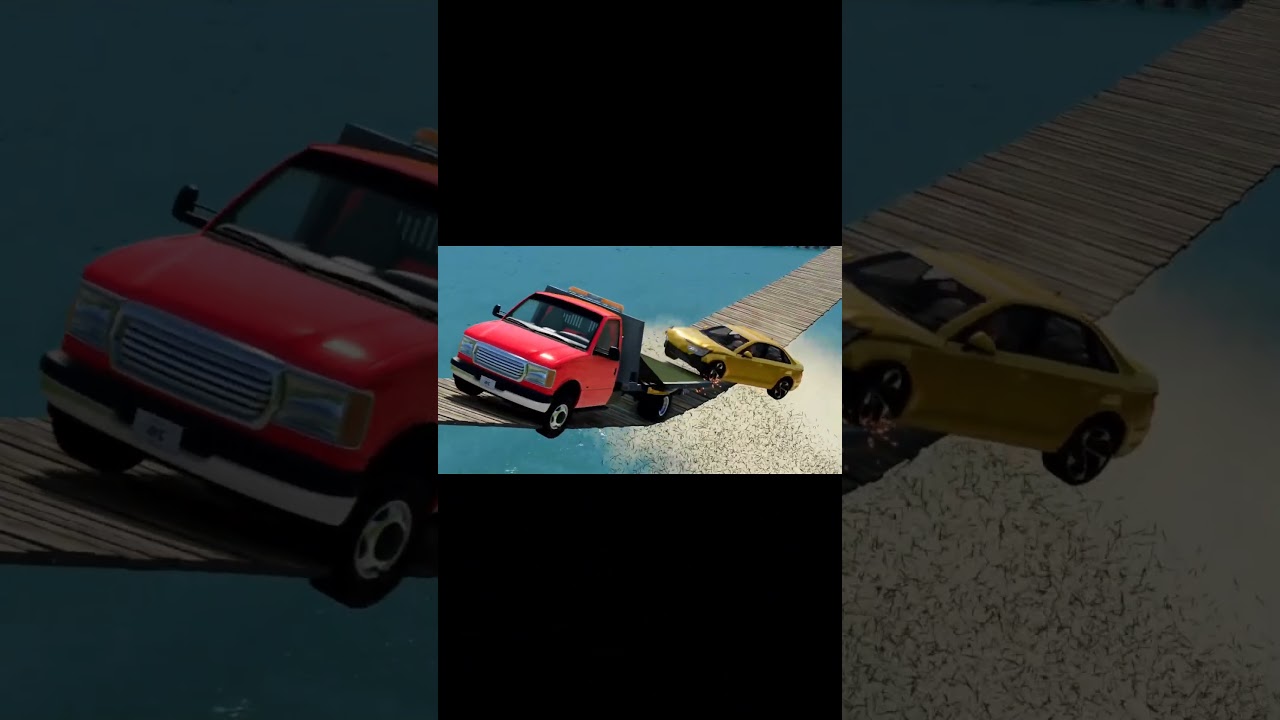 Cars vs Weak Bridge 😱 | Who Will Survive?