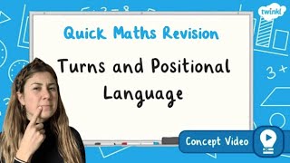 How Do You Describe Turns Using Positional Language | KS2 Maths Concept for Kids
