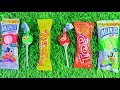 Learn Colors with Lollipops and Sweets. Yummy Watermelon Rainbow Lollipops ASMR