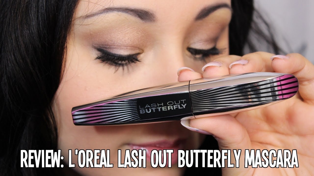Review L'Oreal Lash Out Butterfly Mascara YouTube