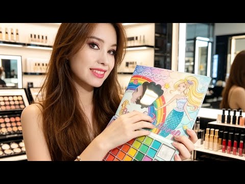 ASMR para dormir *tienda de maquillaje* *makeup shop* realista full show and tell