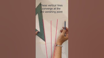 Drawing a chair in 2 and 3-point perspective (part-three) #art #drawing #sketch #tutorial #diy