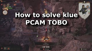 MK1 Invasions - How to solve klue PCAM TOBO in Tarkatan Colony mesa (Season of the Blood Moon)