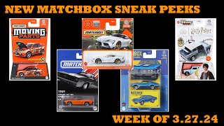 MATCHBOX 2024 SNEAK PEEKS FOR THE WEEK OF 3/27/24 MOVING PARTS, BASIC CARS AND COLLECTOR EDITIONS