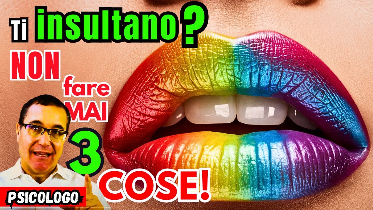 Basta Subire!💥Smetti di farti insultare senza perdere la calma😤 Ascolta lo Psicologo